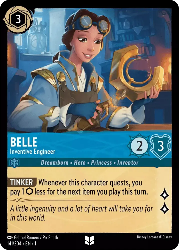 Lorcana Engineer Belle
