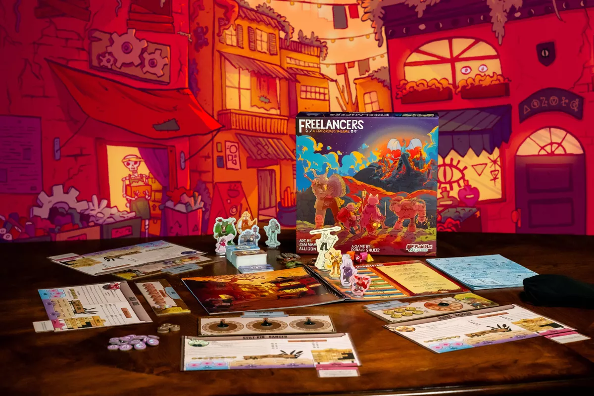 Freelancers Is An Adorable, Snarky Love Letter To Tabletop Adventure 1 Freelancers box and contents