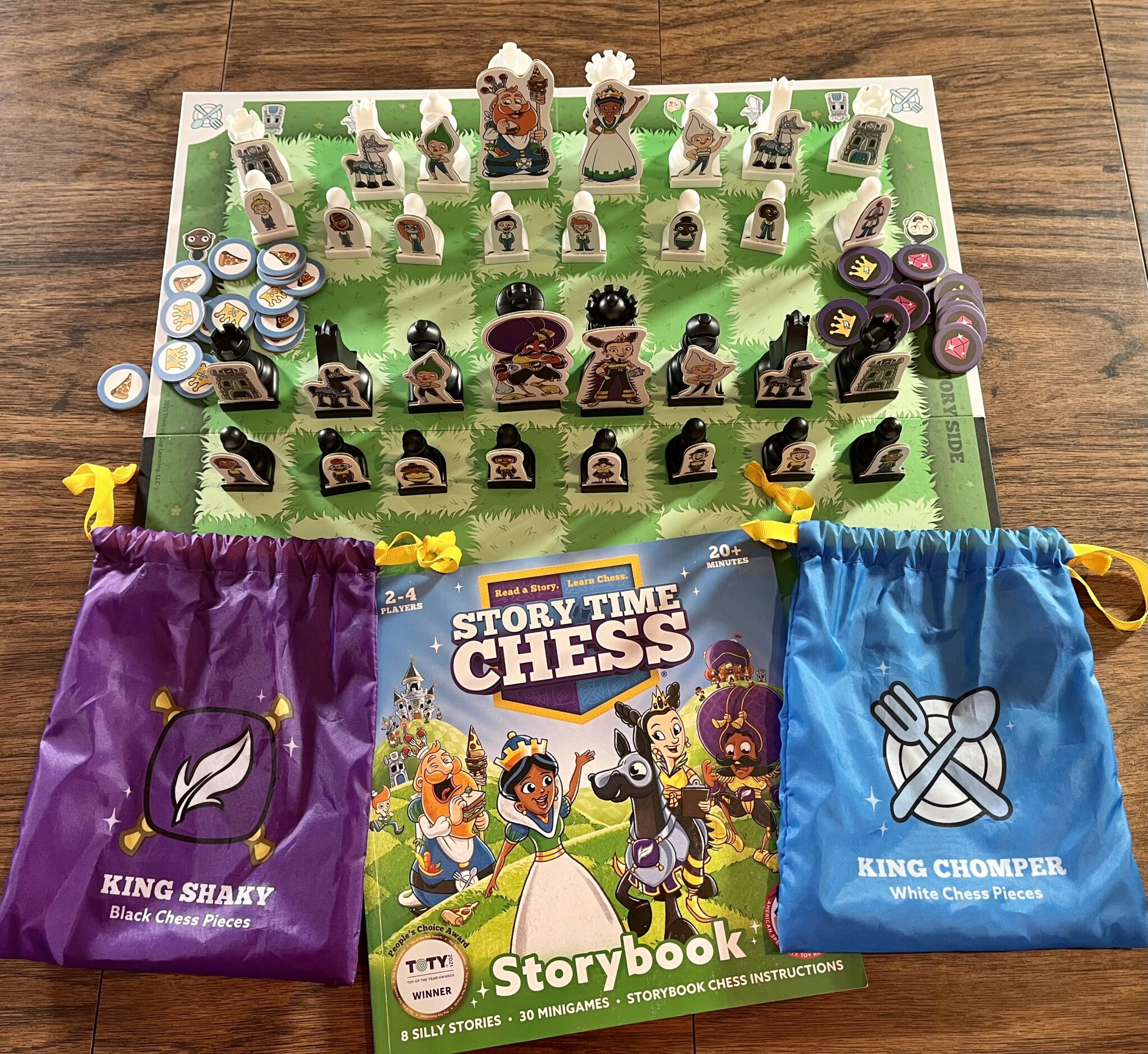 Story Time Chess all components included in the game