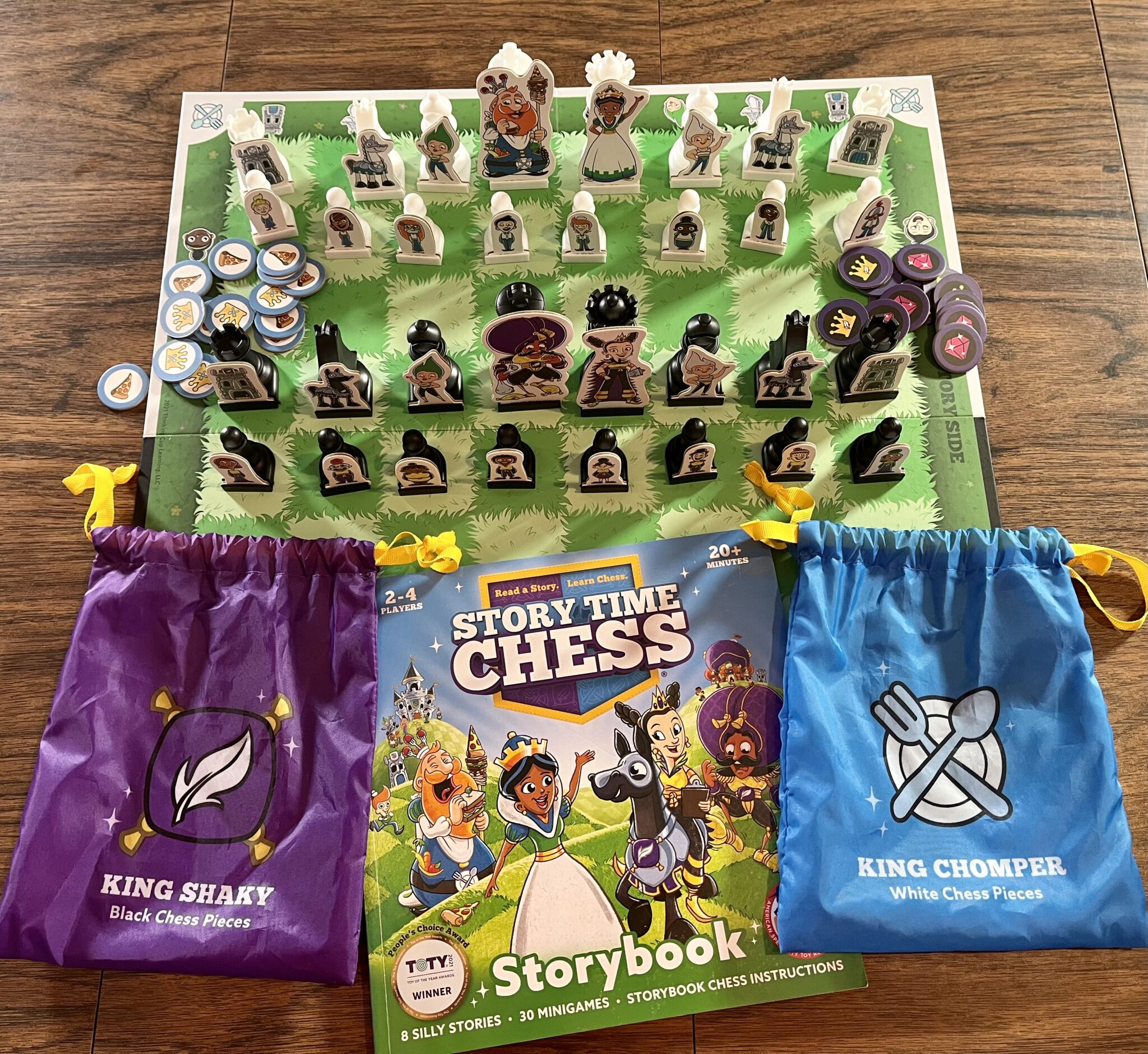 'Story Time Chess' Teaches Kids How To Play Chess 3 Story Time Chess all components included in the game