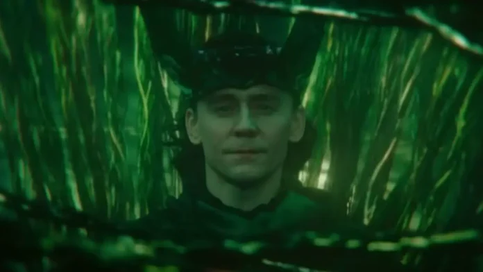 Closeup of Loki from the end of his show