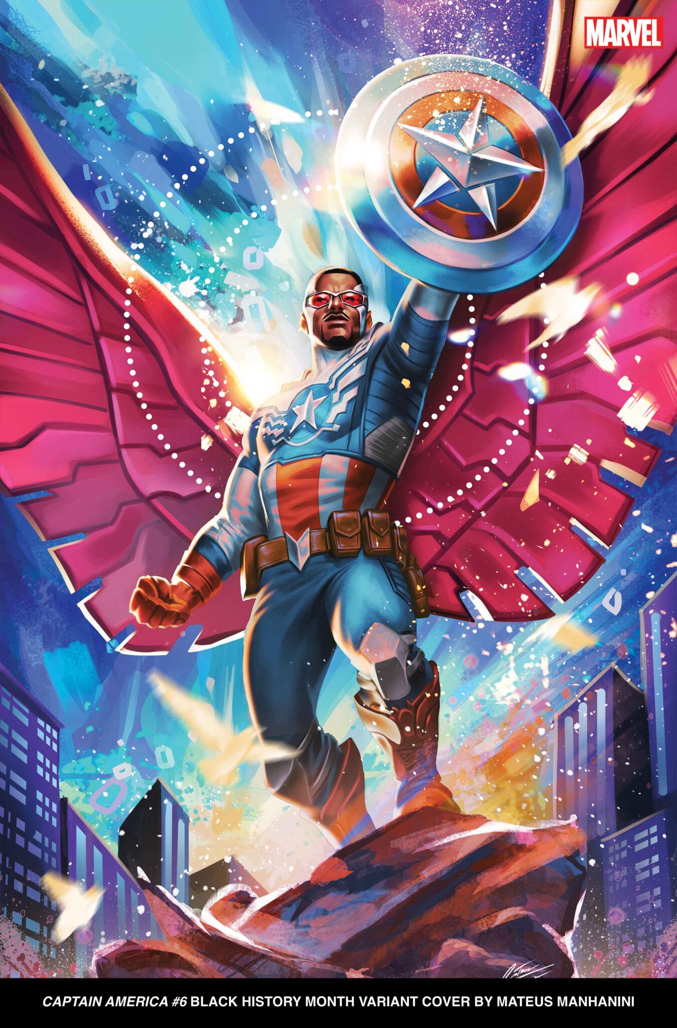Captain America Black History Month cover