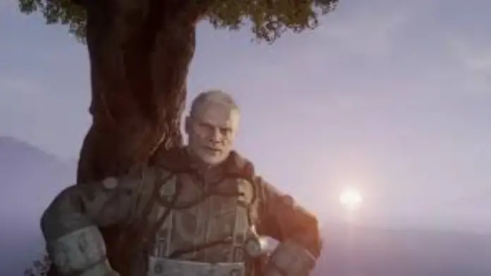 Miller in the game's best ending.
