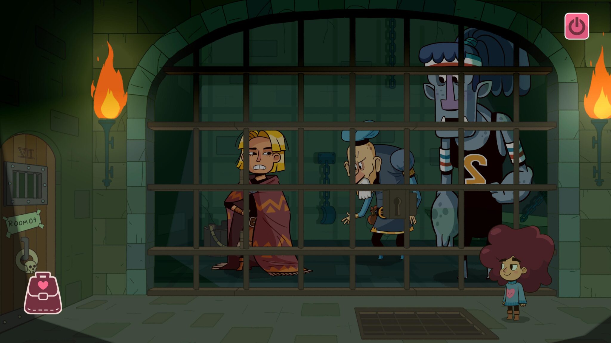 a jail with characters from Lil' Guardsman