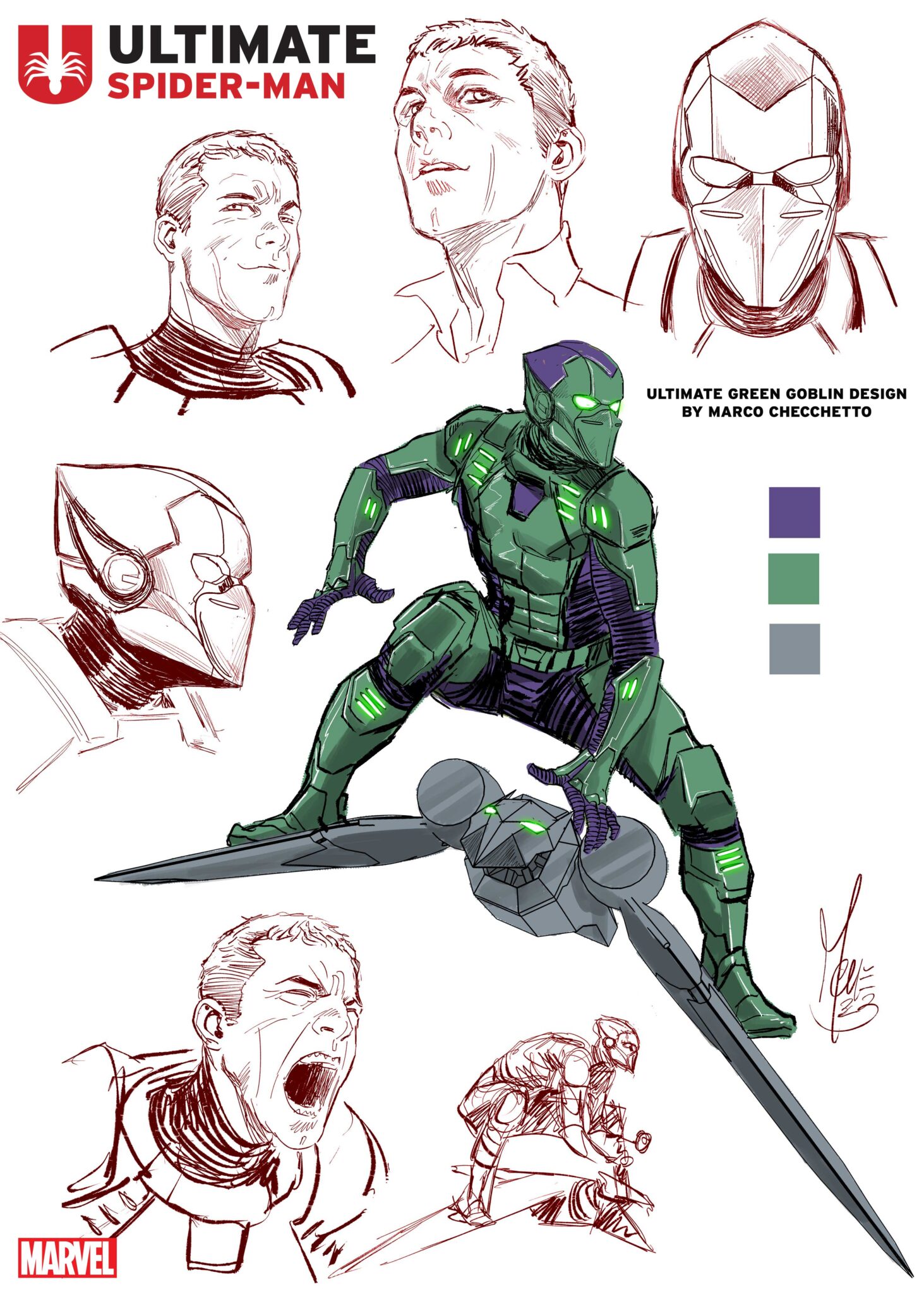 Ultimate Spider-Man  Green Goblin design