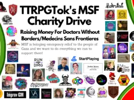TTRPGTok's Doctors Without Borders Charity Drive