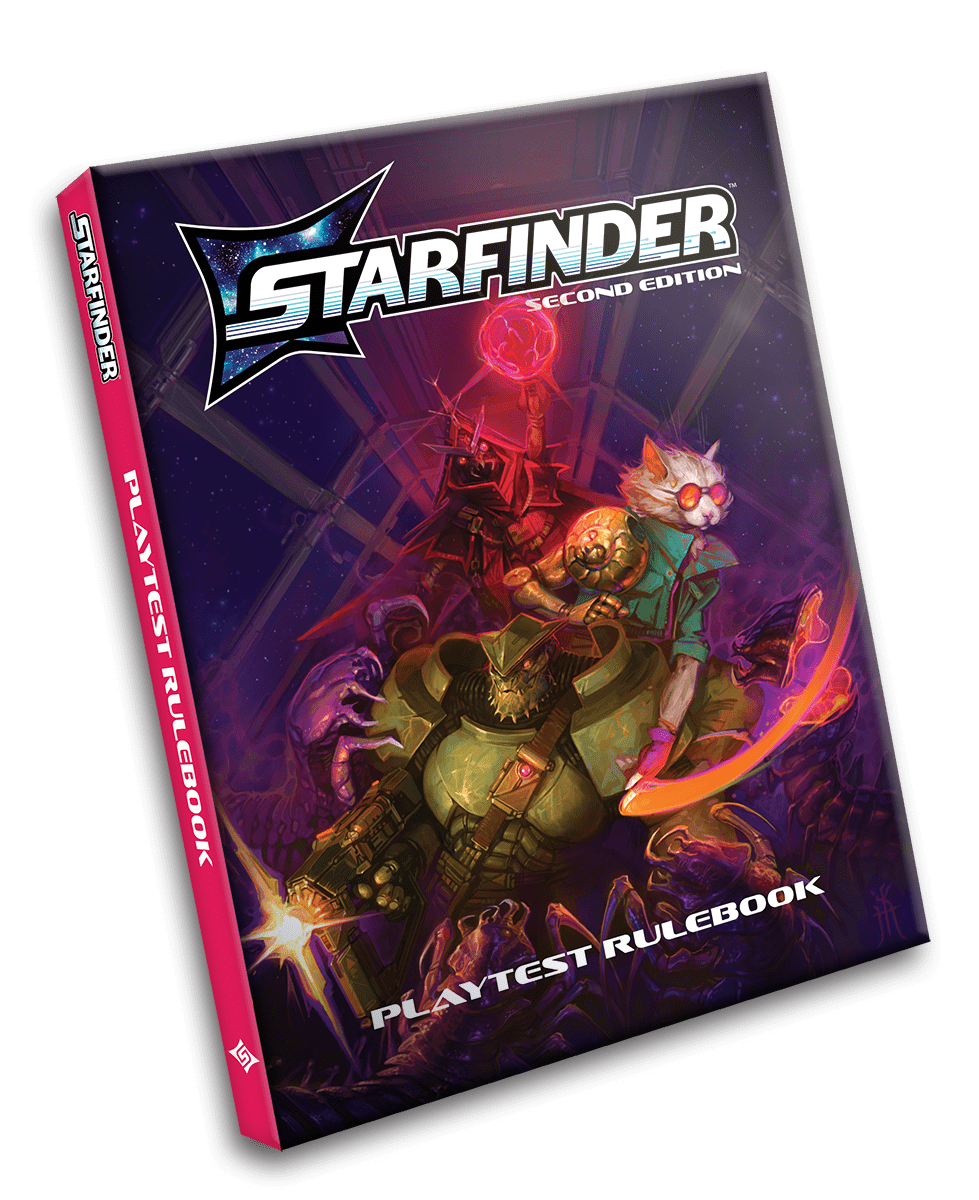 Starfinder Playtest book cover