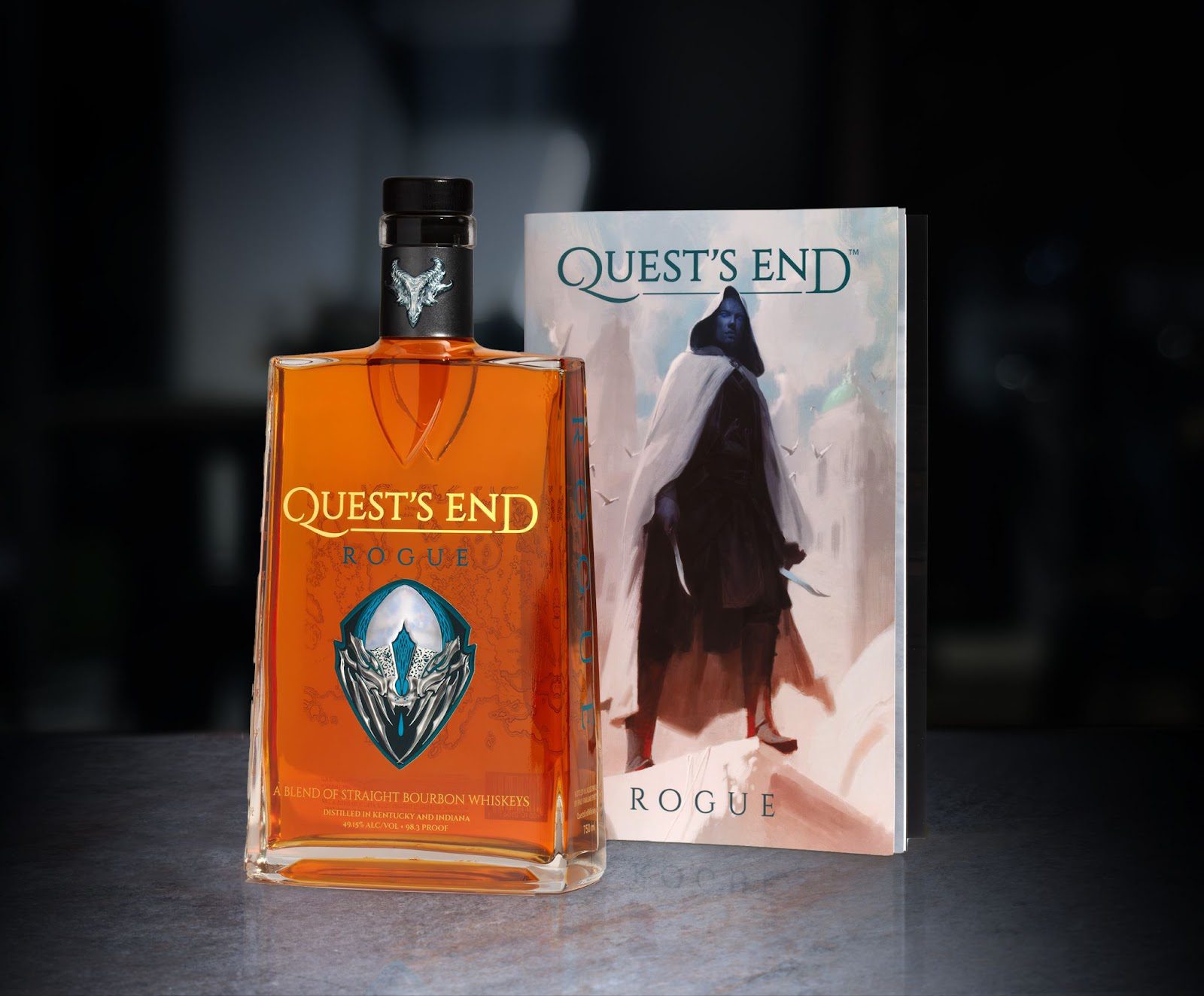 Quest's End: Rogue bottle and book