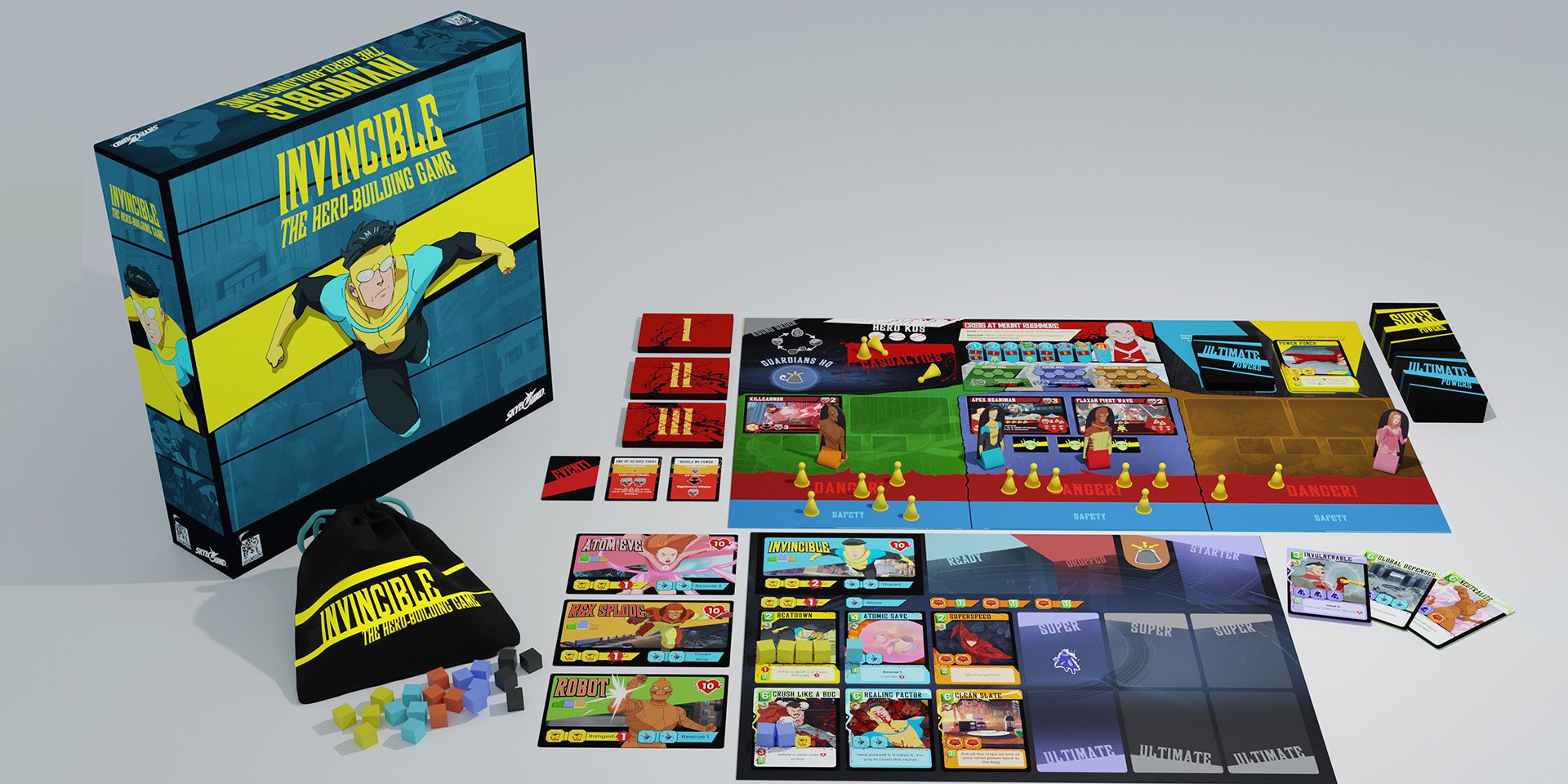 Invincible: The Hero-Building Game contents