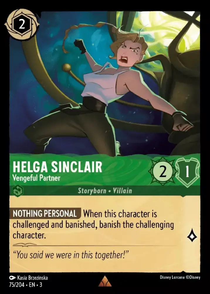 Lorcana Helga Card