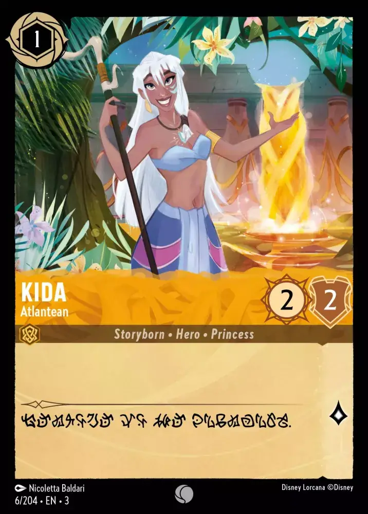 Lorcana Kida card