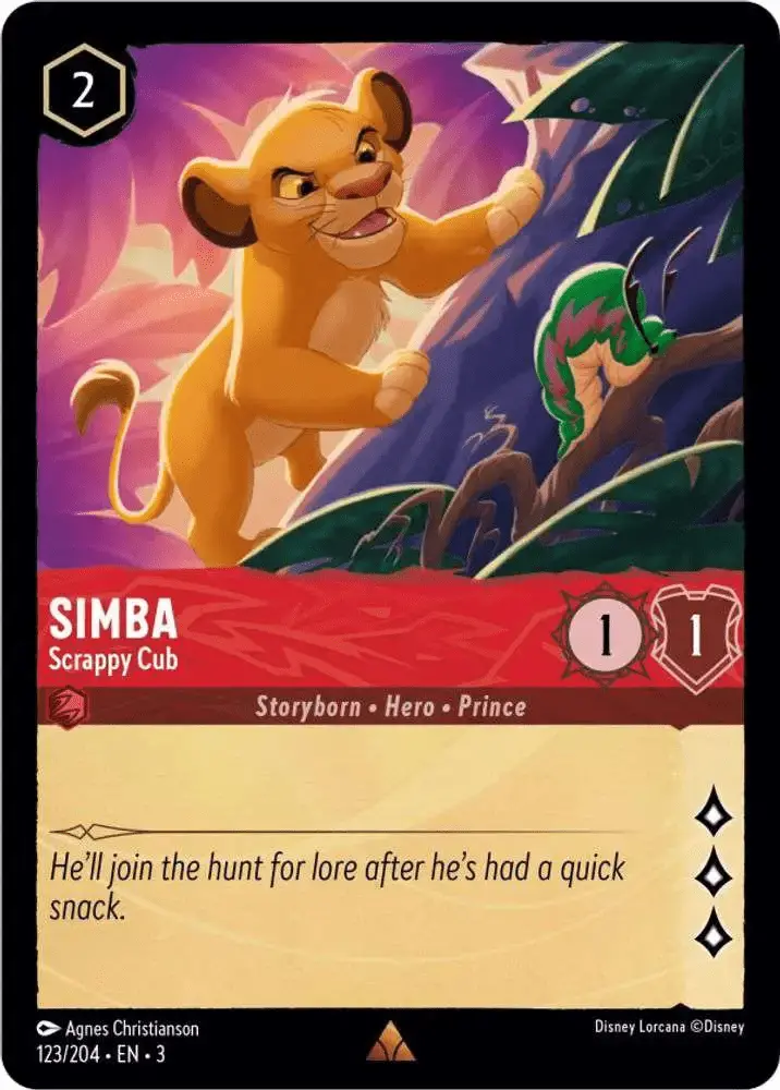 Lorcana Simba card