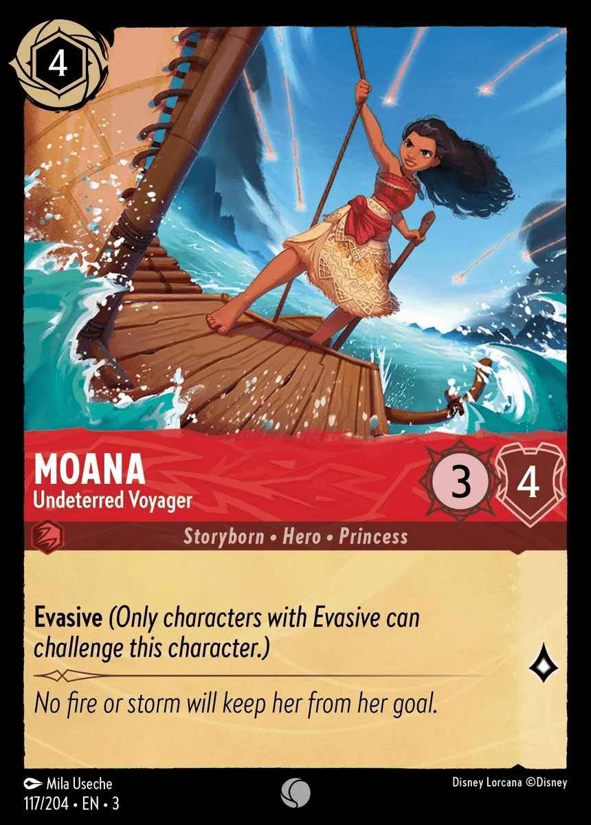 Lorcana Moana Card