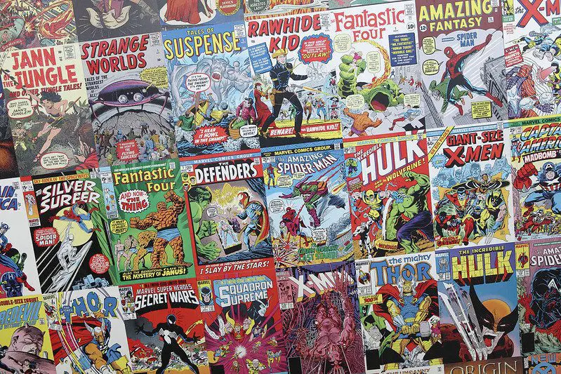 A comic book collection