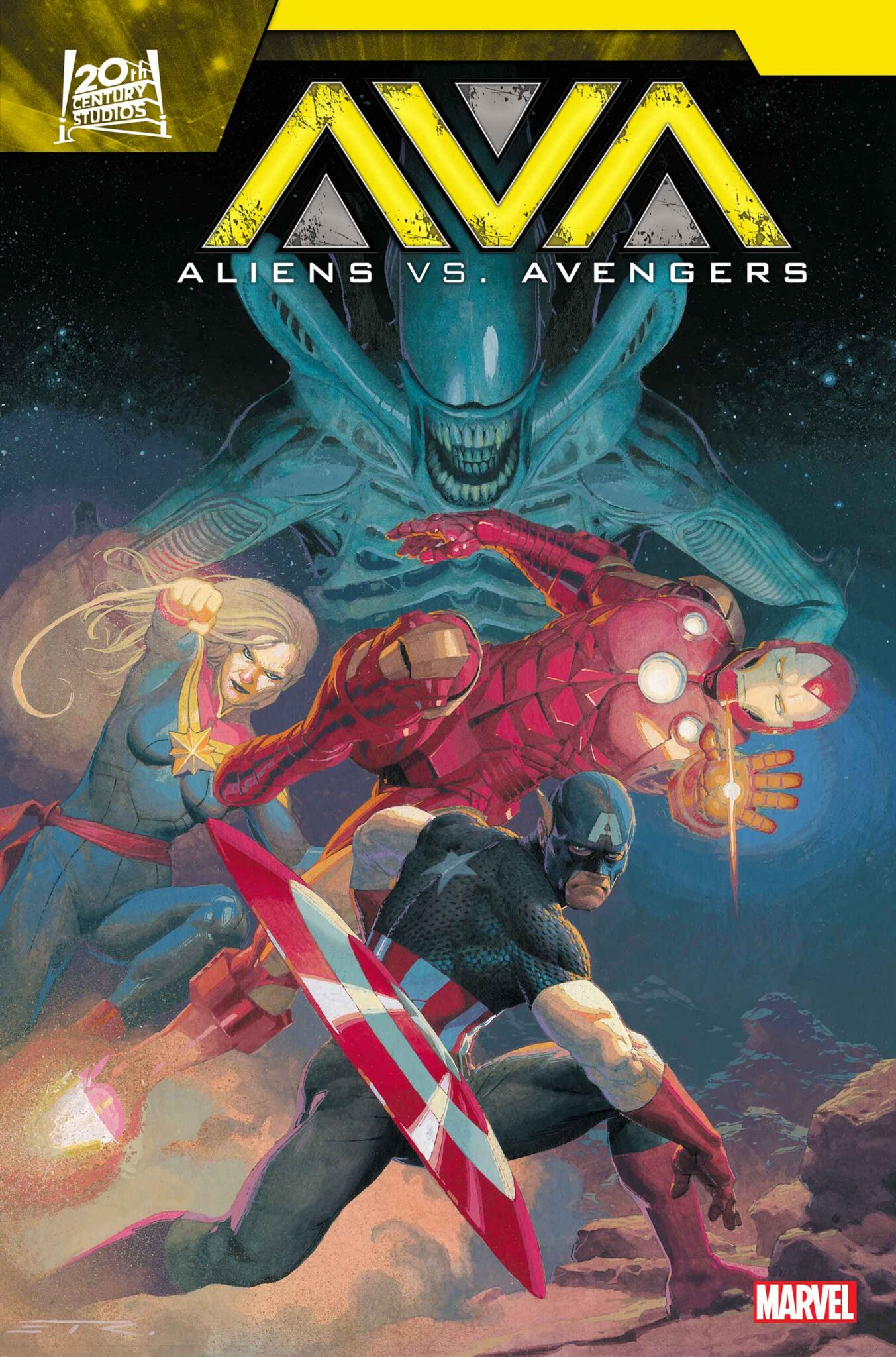 Aliens vs Avengers cover