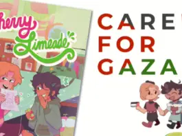 cherry limeade fanzine for care for gaza