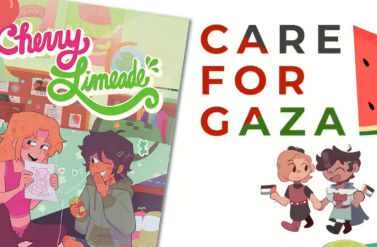 cherry limeade fanzine for care for gaza