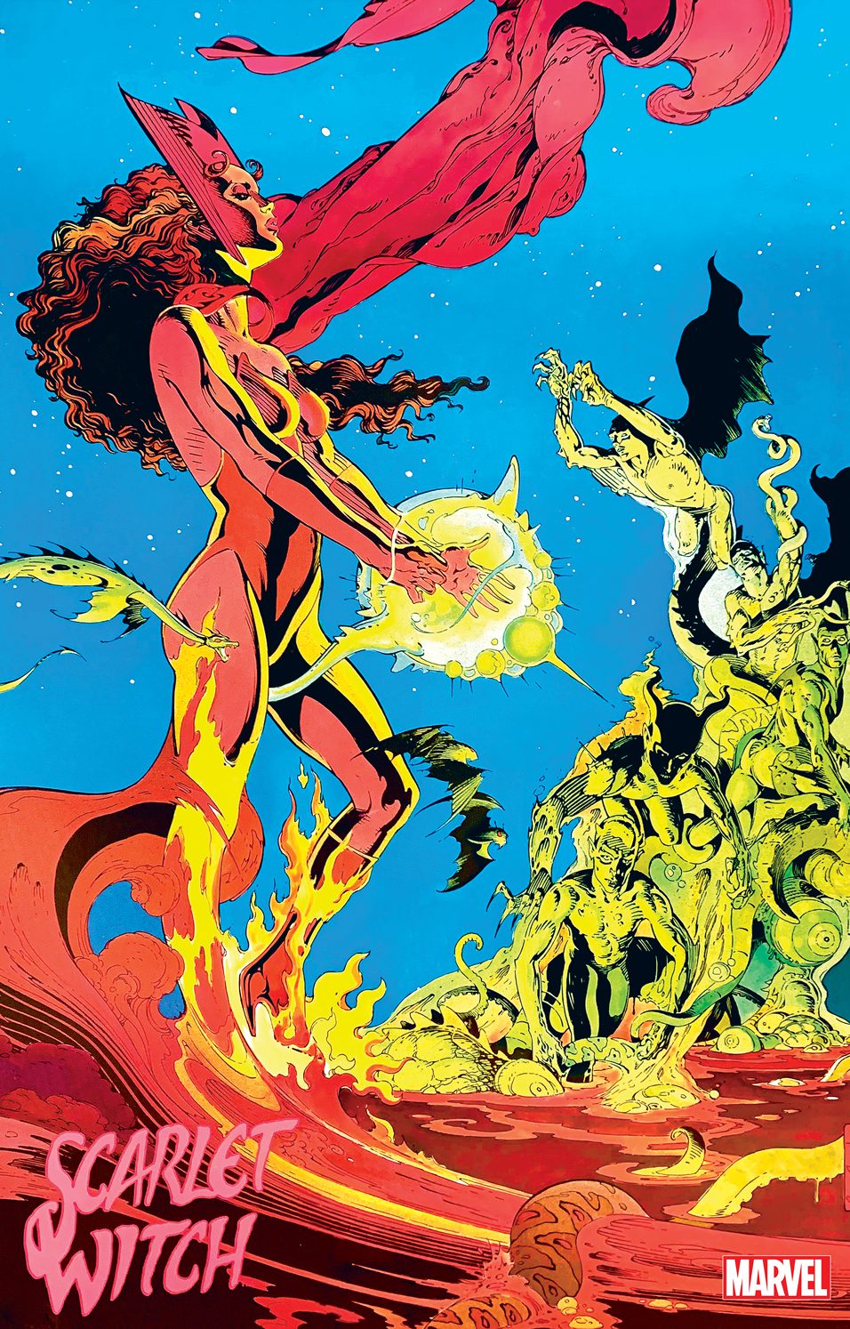 Scarlet Witch #1 Hidden Gem Foil Variant Cover by P. CRAIG RUSSELL 