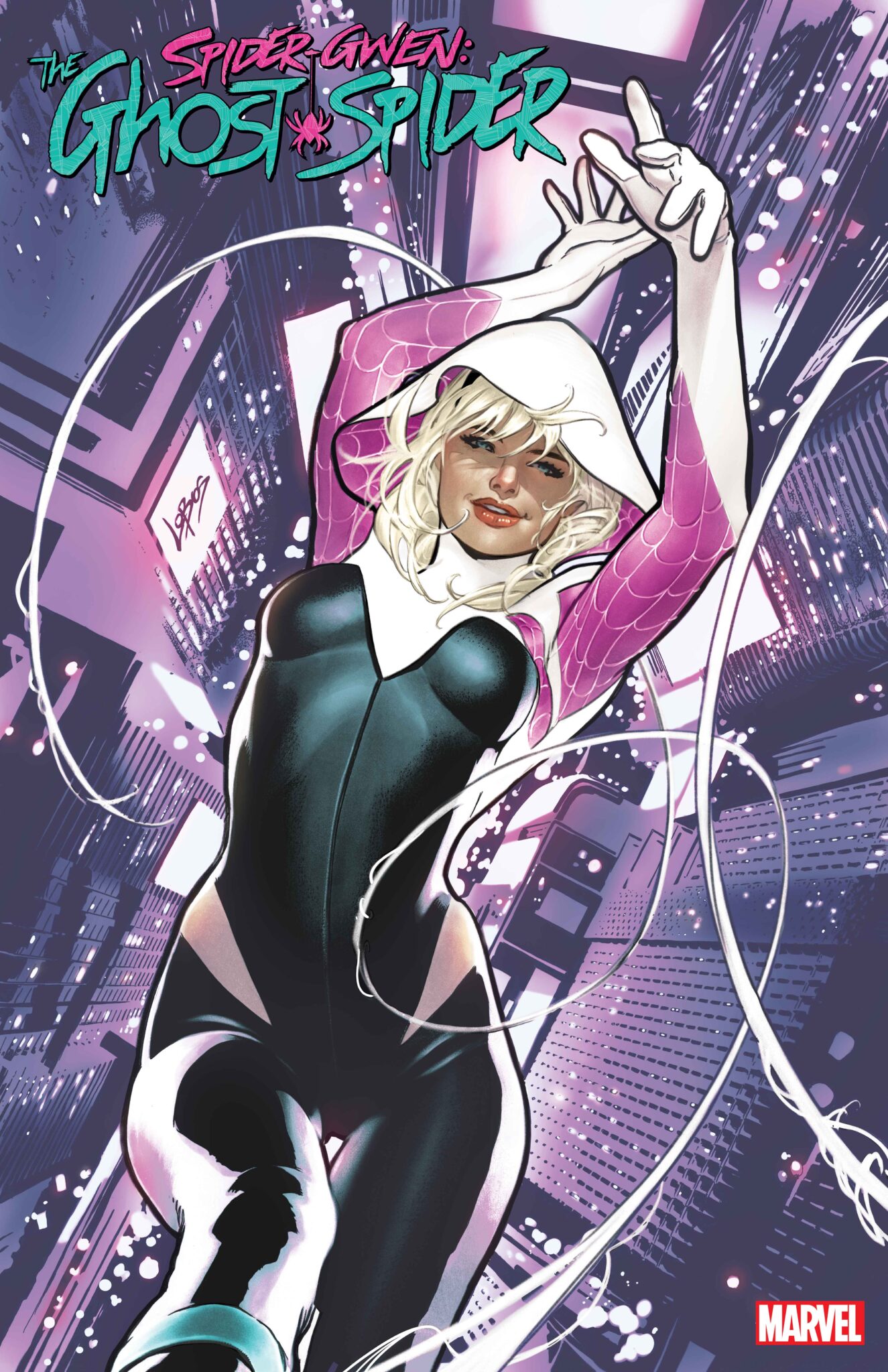 Spider-Gwen: The Ghost Spider Variant Cover by PABLO VILLALOBOS