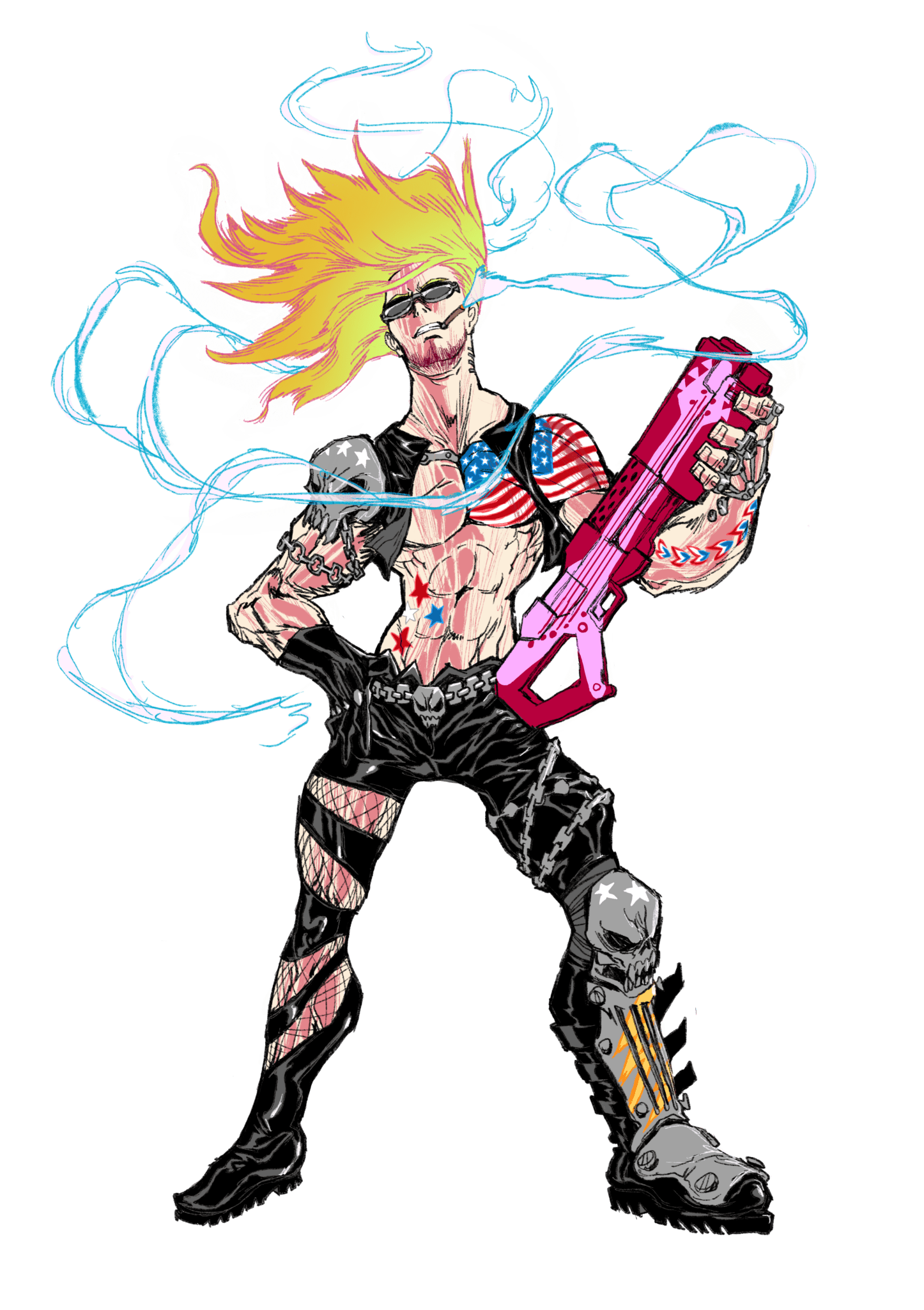 Cyberpunk: Edgerunners Mission Kit Rocker Art