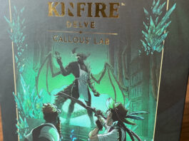 Kinfire Delve: Callous Lab on the table