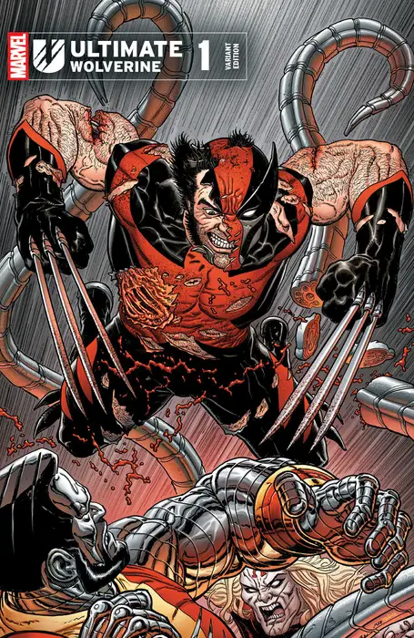 The Maker's Ultimate Weapon Makes A Bloody Debut In New Ultimate Wolverine #1 Trailer 3 ULTIMATE WOLVERINE #1 Variant Cover by STEVE SKROCE