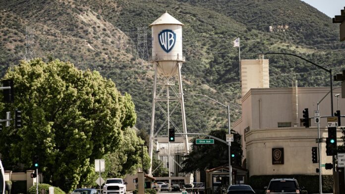 Warner Bros. Studios lot in Burbank, CA, where the impact of AI video reaches.