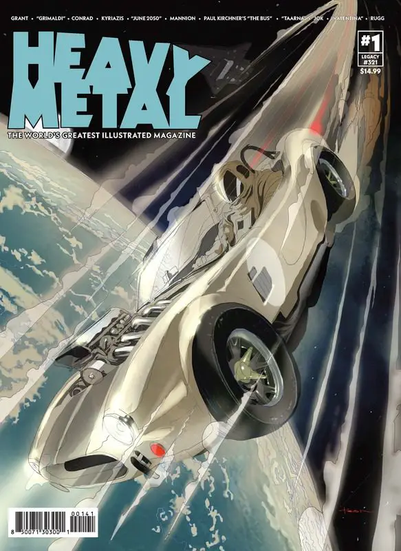 Heavy Metal Magazine Makes Grand Return With Mind-bending Art And Stories From All-Star Lineup Of Creators 12 Heavy Metal #1 Cover D - Keron Grant