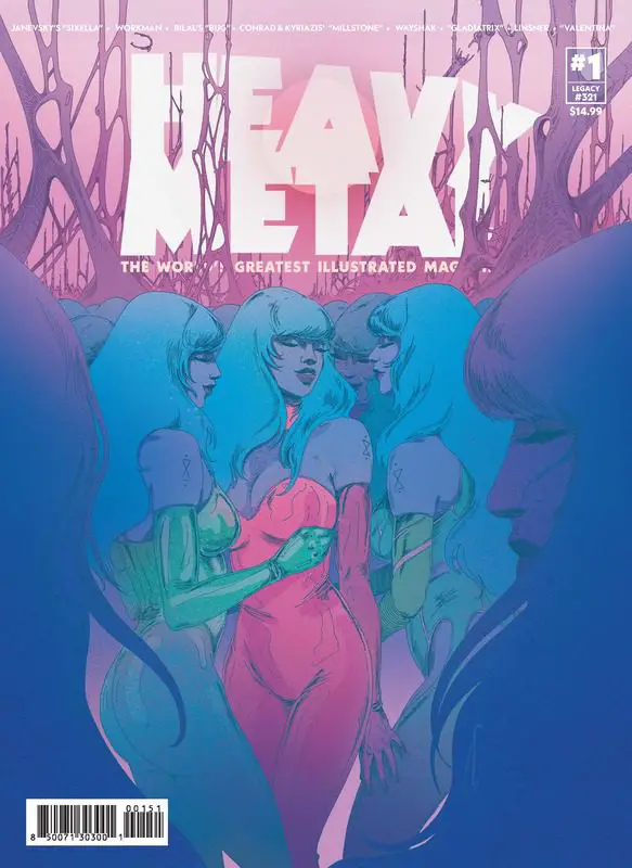 Heavy Metal Magazine Makes Grand Return With Mind-bending Art And Stories From All-Star Lineup Of Creators 13 Heavy Metal #1 Cover E - Janevsky