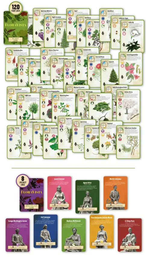 FloraVista Challenges You to Cultivate the Best Garden 1 collage of flower cards and specialist cards