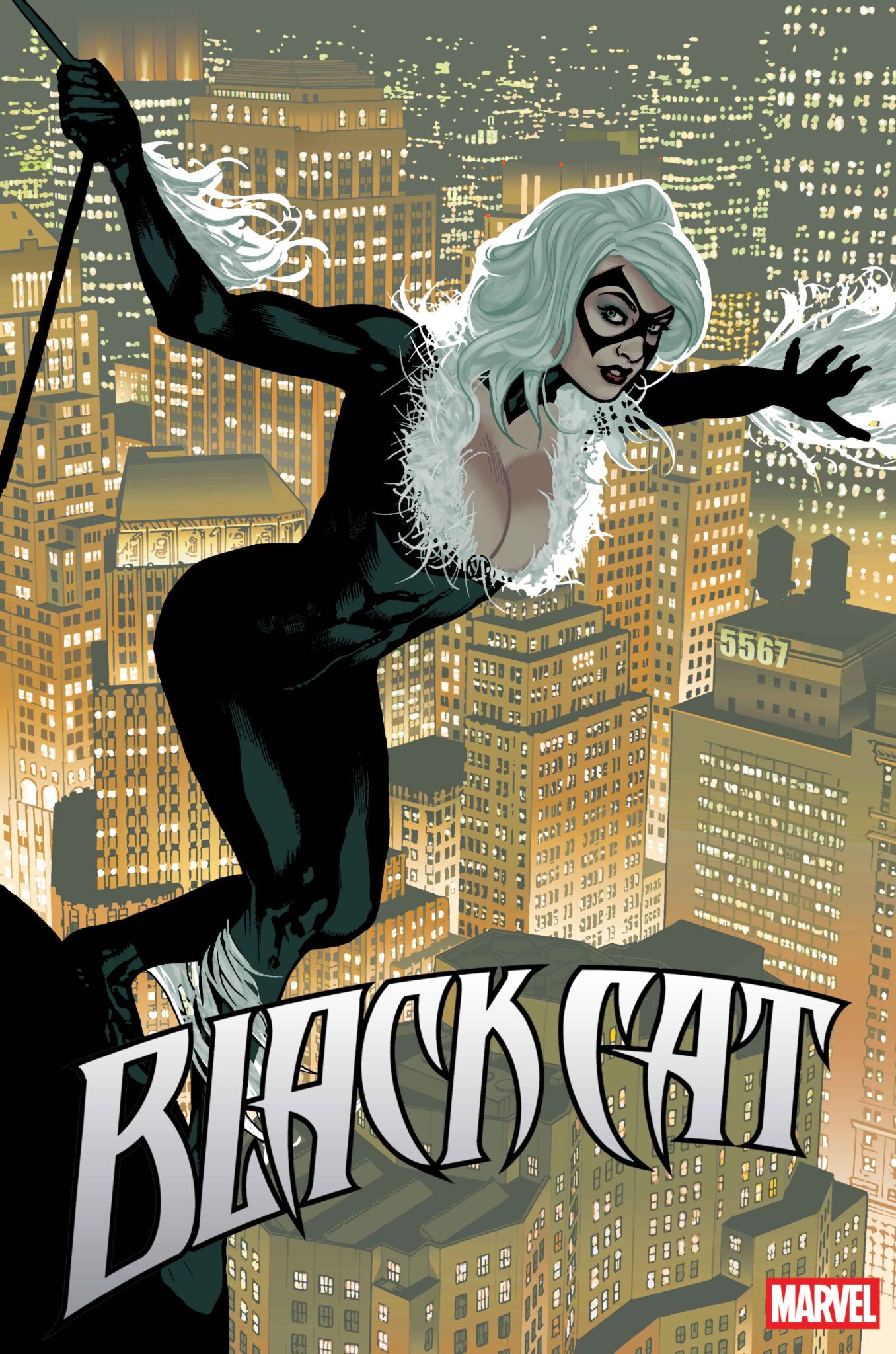 G. Willow Wilson Will Take Black Cat From Super Thief To Super Hero In New Solo Series 4 Black Cat #1 Cover by ADAM HUGHES