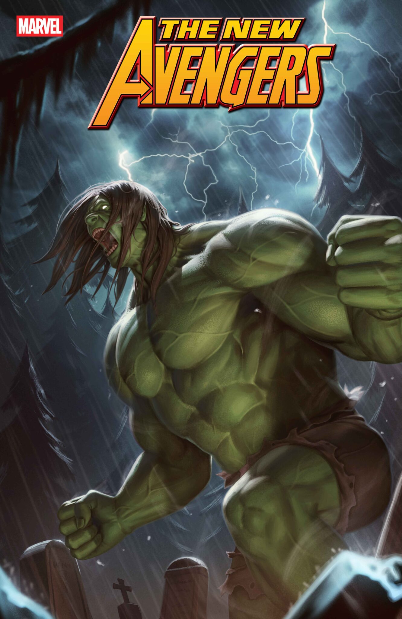 Marvel Reveals New Thunderbolts Team Will Actually Be New Avengers 5 New Avengers #1 Hulk Variant Cover by WOO-CHUL LEE