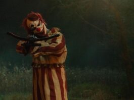 clown in a cornfield