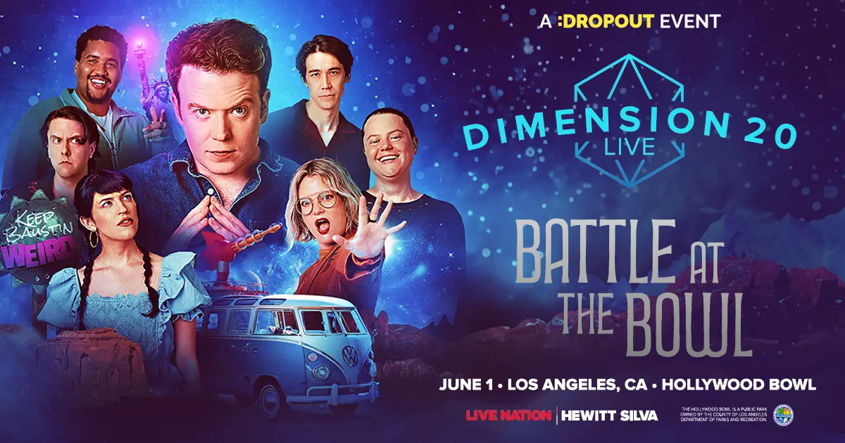 Siobhan Thompson Finally Plays The Grown Up In Dimension 20's Cloudward, Ho! 4 Dimension 20: Battle of the Bowl promo art