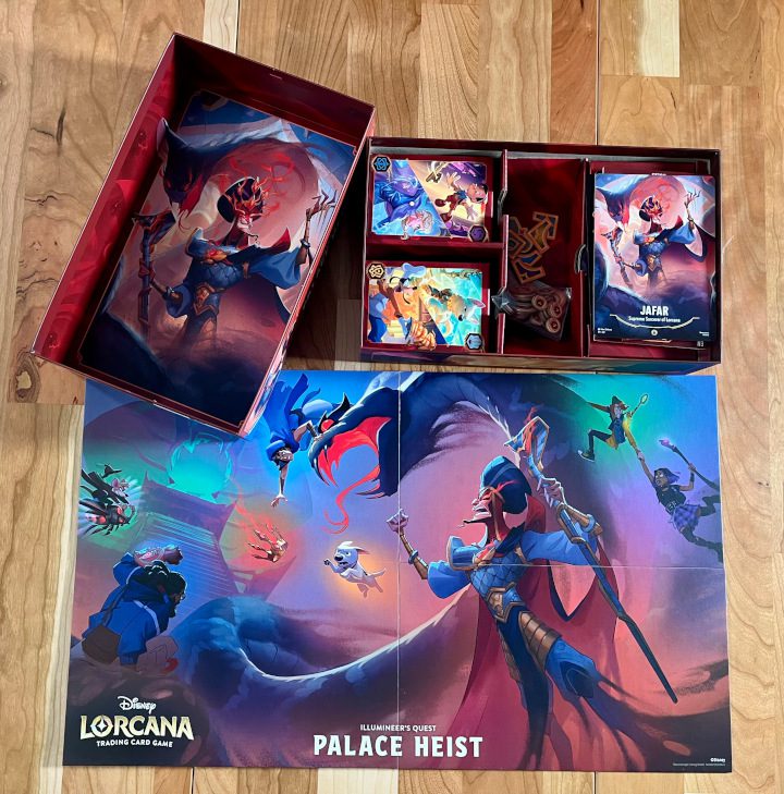 Disney's Lorcana Makes TCG Into Legit Board Game - Palace Heist 5 Disney's Lorcana: Palace Heist art and box