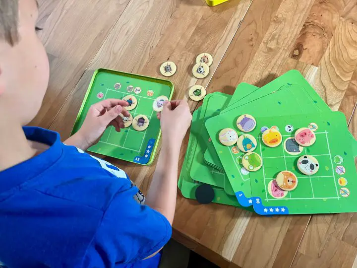 Chip Theory's Magnetic Micro Kids Games Are Perfect Road Trip Puzzles 9 Chip Theory Kids - Sudoku Forest being played