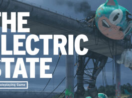 Cover art for the Electric State Roleplaying Game.