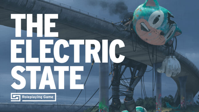 Cover art for the Electric State Roleplaying Game.