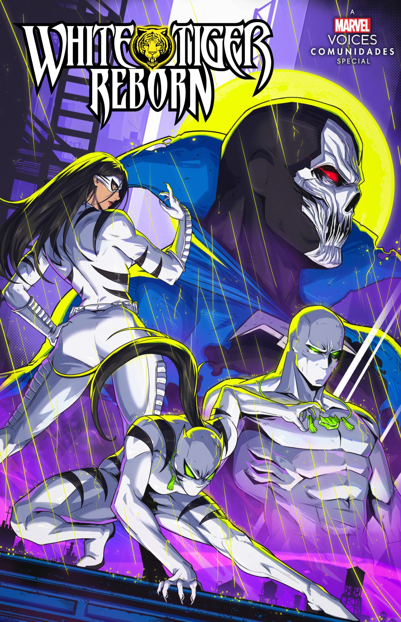 New Marvel's Voices Special White Tiger Reborn Celebrates The Legacy Of Marvel's First Latin Hero 4 White Tiger Reborn Variant Cover by JHONY CABALLERO