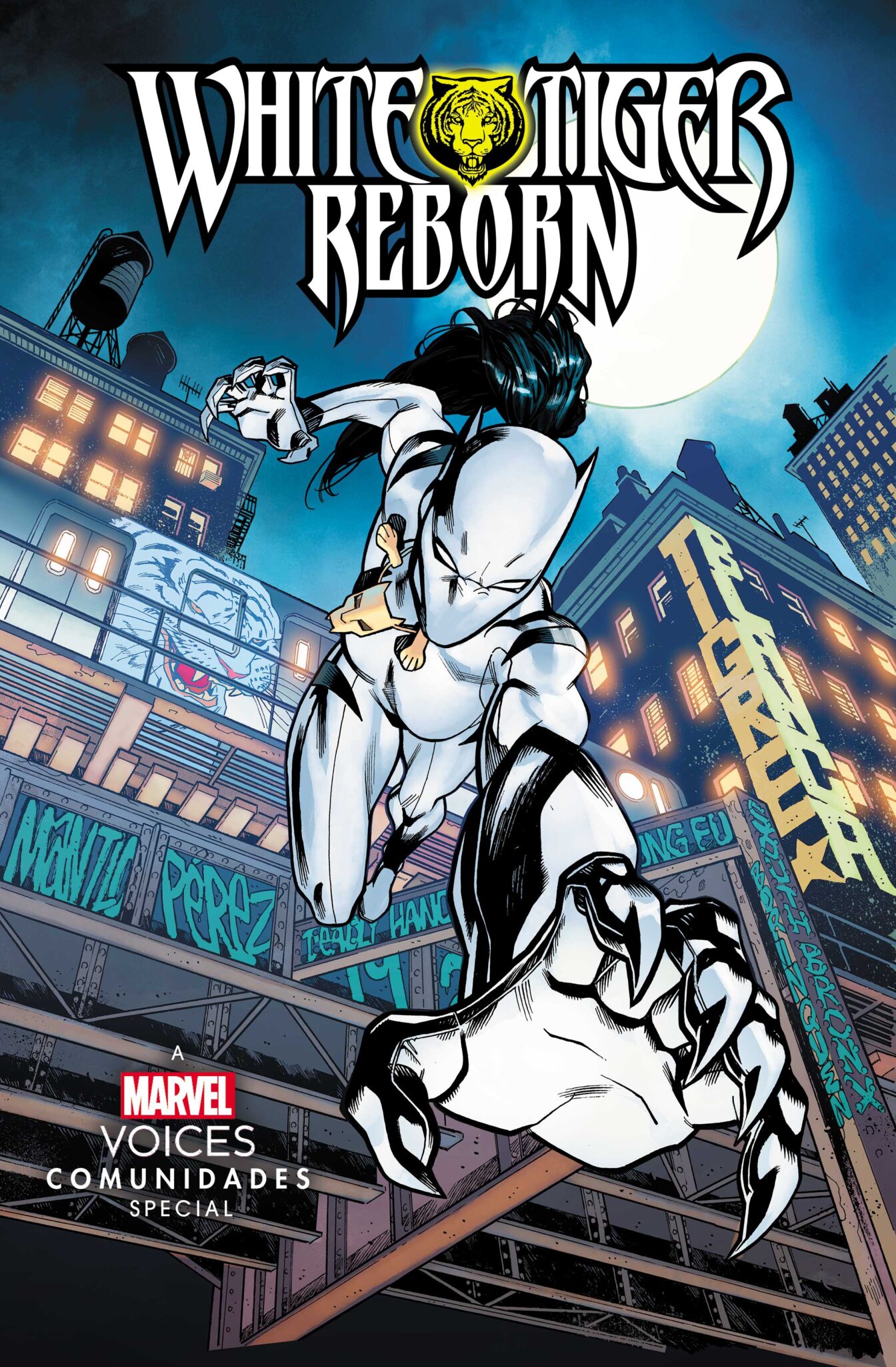 New Marvel's Voices Special White Tiger Reborn Celebrates The Legacy Of Marvel's First Latin Hero 5 White Tiger Reborn Cover by MIKE HAWTHORNE