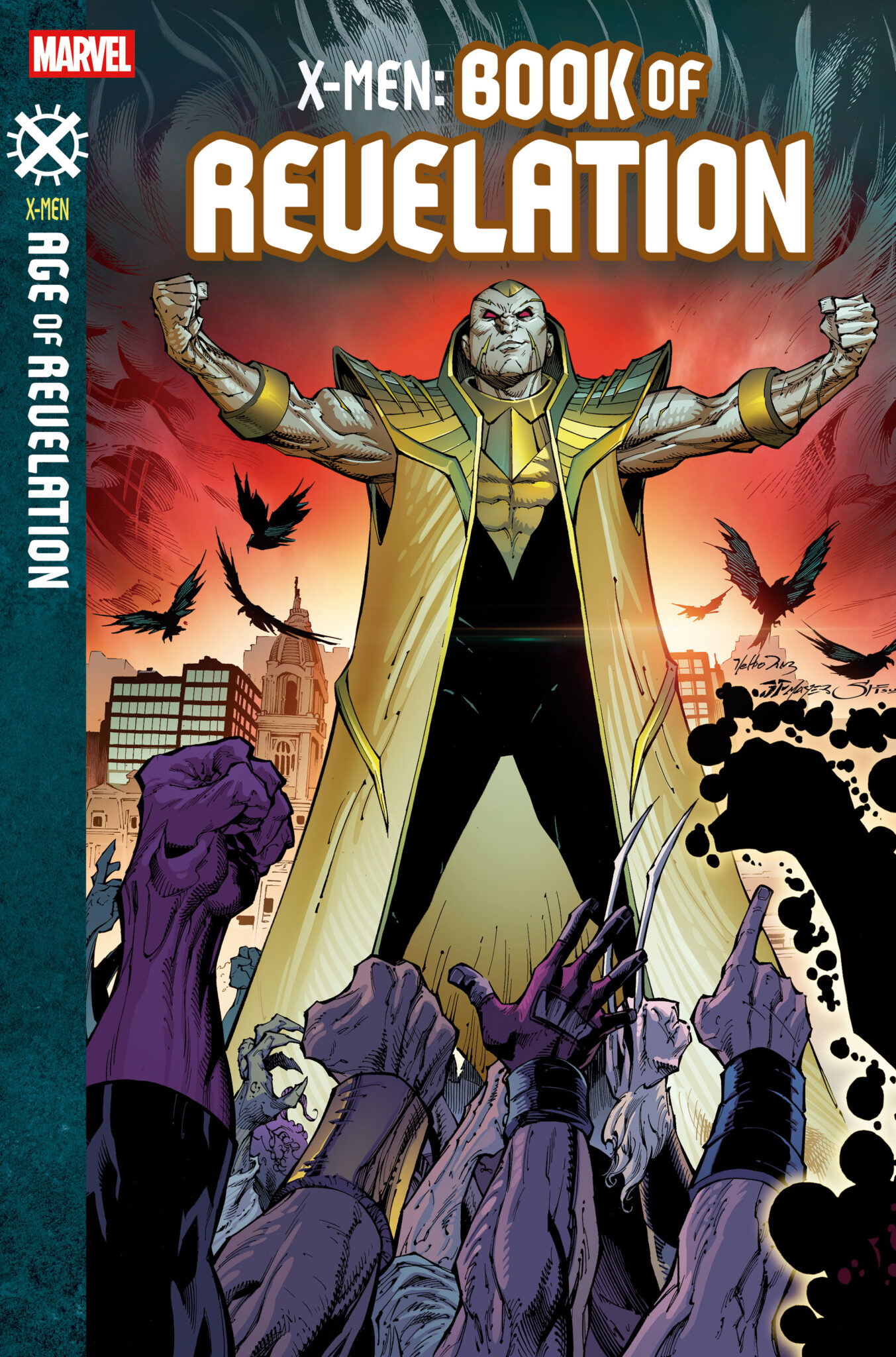Discover The Fate Of Wolverine, Spider-Man, And More In New Age Of Revelation Series 4 X-MEN: BOOK OF REVELATION #1 cover