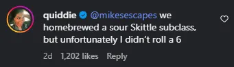 Dimension 20: Blithe, Baffled, And Bewildered By Brennan And A Bus 3 @quiddie: @mikesescapes we homebrewed a sour Skittles subclass, but unfortunately I didn't roll a 6.