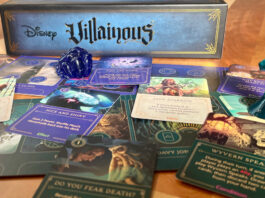 Disney Villainous: Treacherous Tides with components