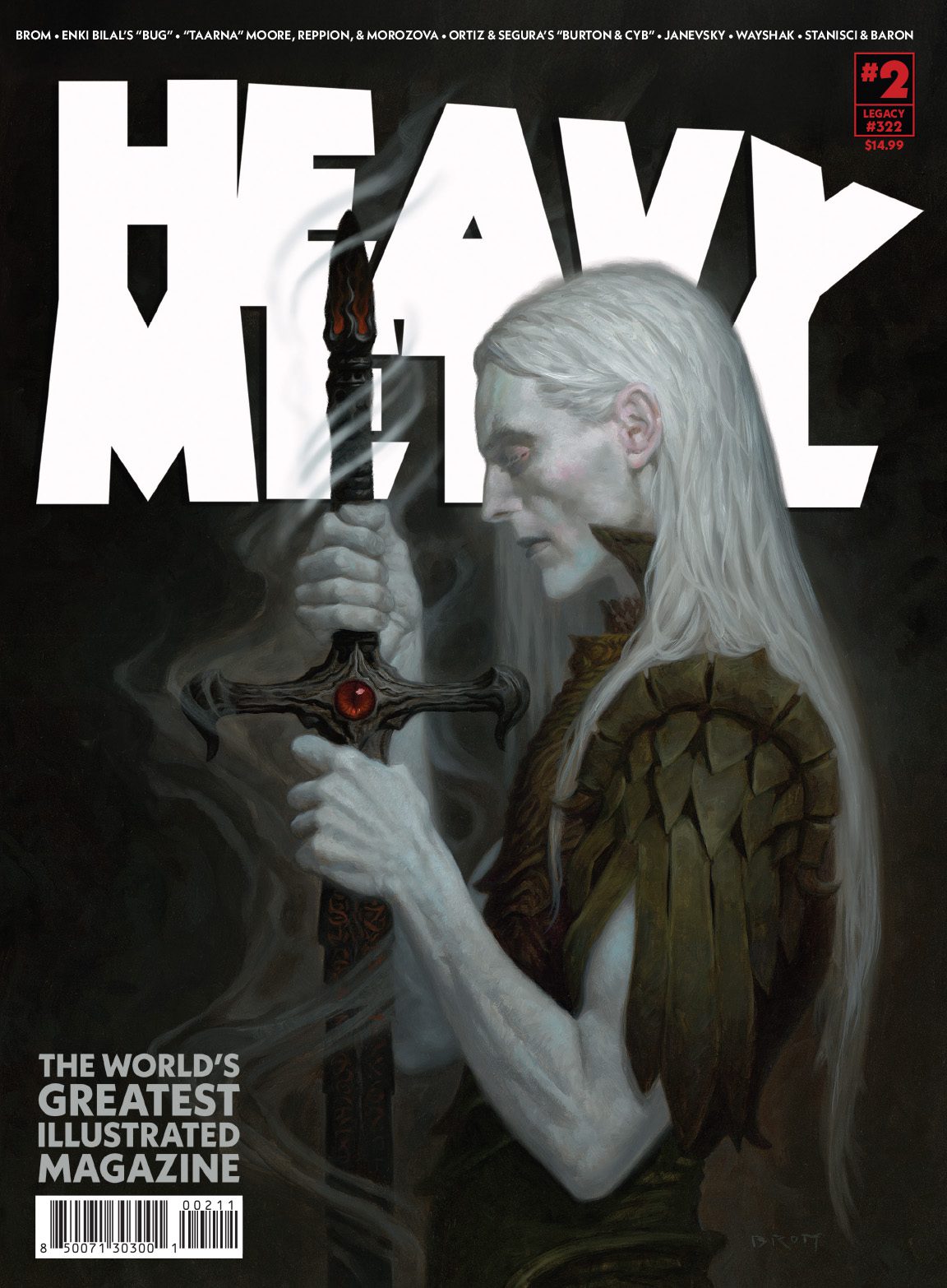 Heavy Metal Magazine Reveals SDCC Exclusive Issue #2 Covers 2 Cover A - BROM