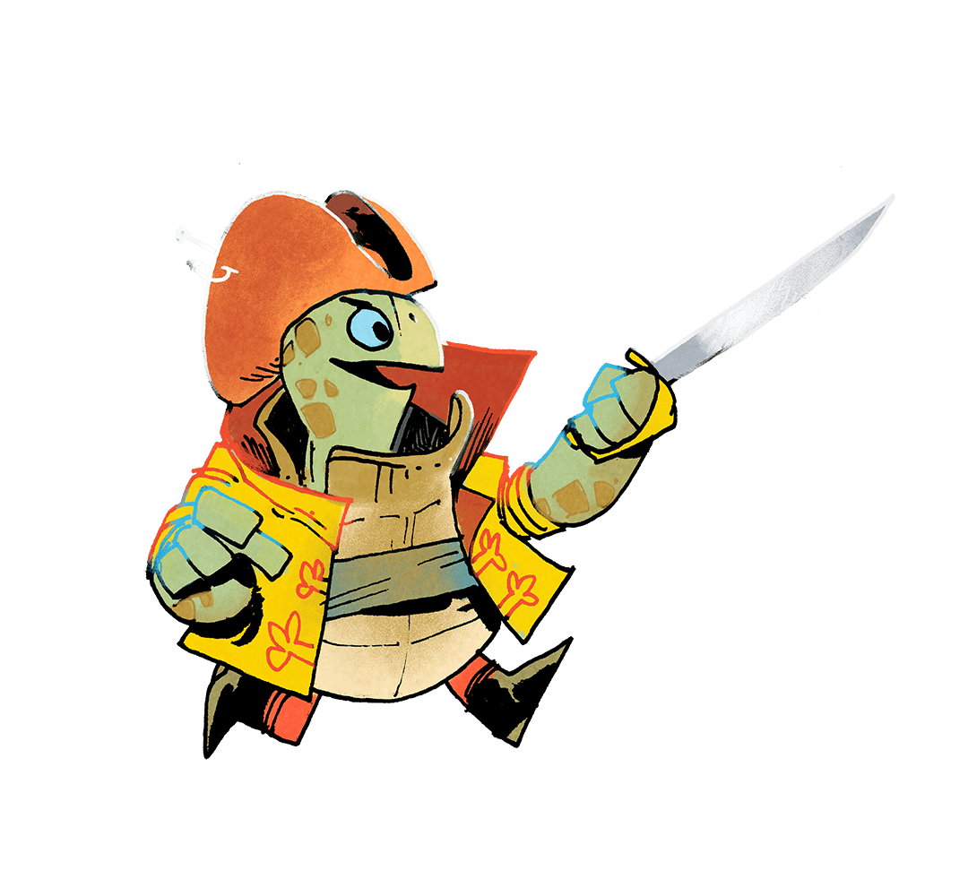 Shellfire Rebellion turtle from Ahoy
