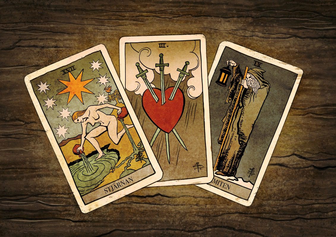 Cards from Kiku's first Vaesen book, Seasons of Mystery