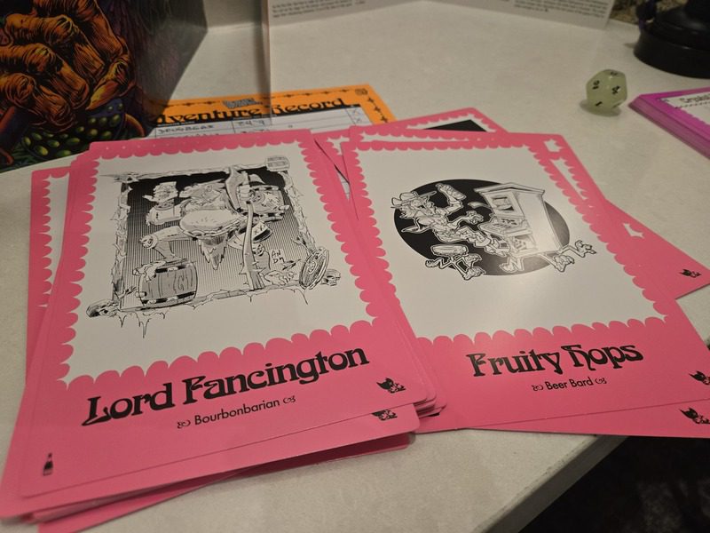 Titmouse's  Drunkards, Druggies, And Delinquents Cards for  Lord Fancington And Fruity Hops monsters