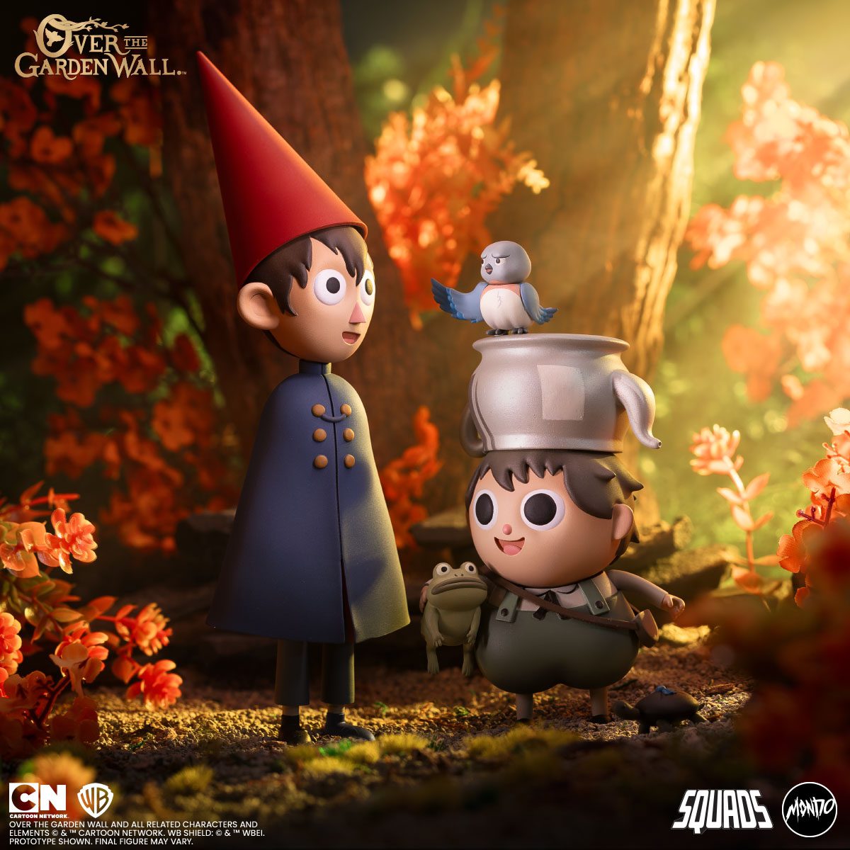 Over The Garden Wall Greg Wirt and Beatrice Figures