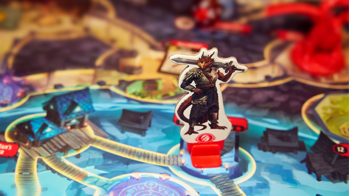 More d20 Is Better: How The Ravensburger Team Got Their Chocolate In Their Peanut Butter With Horrified Dungeons & Dragons 3 Horrified Dungeons & Dragons standee