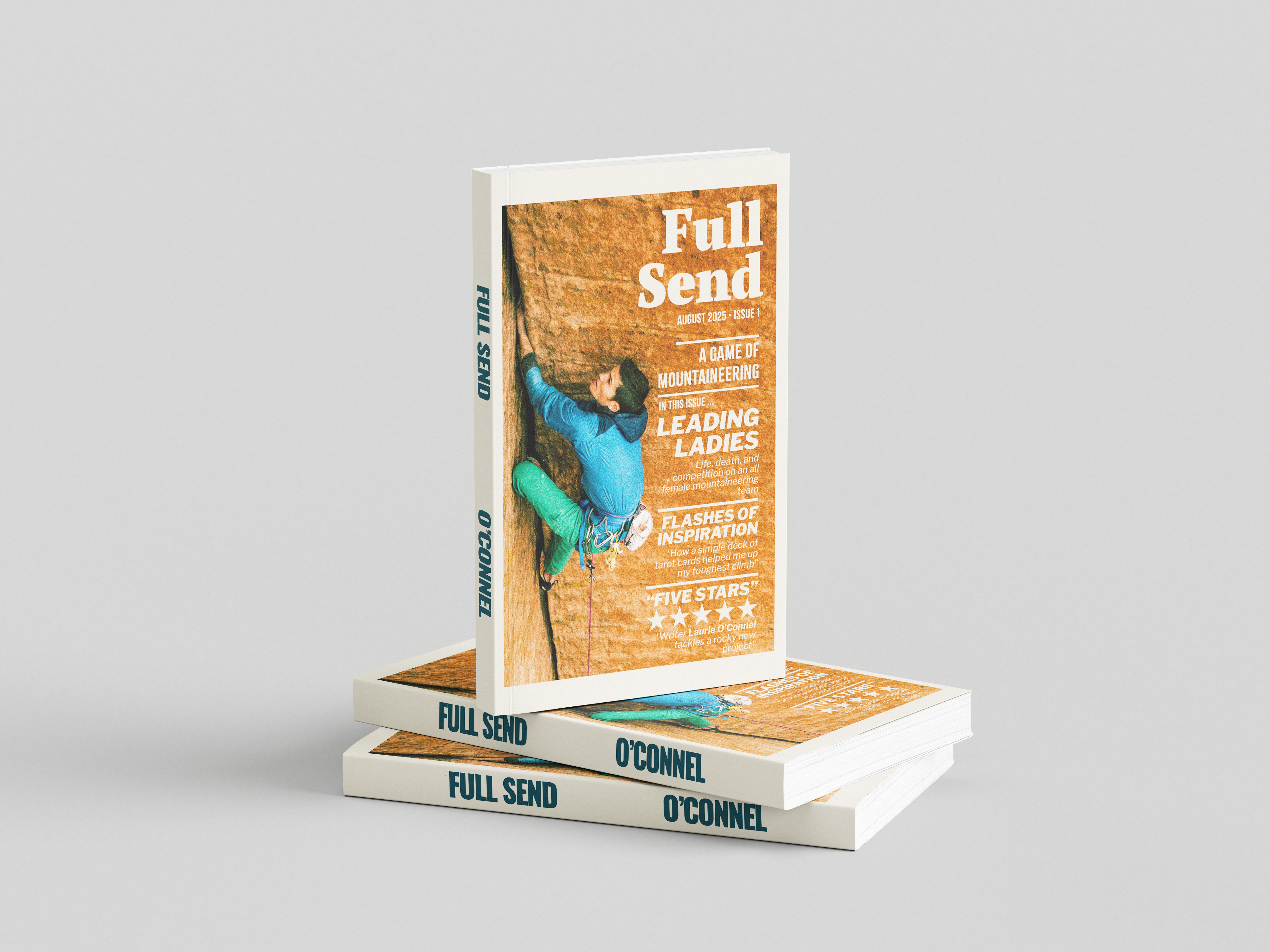 'Full Send' Turns Mountaineering Into High Stakes Tarot Puzzle TTRPG 1 Full Send cover mockup